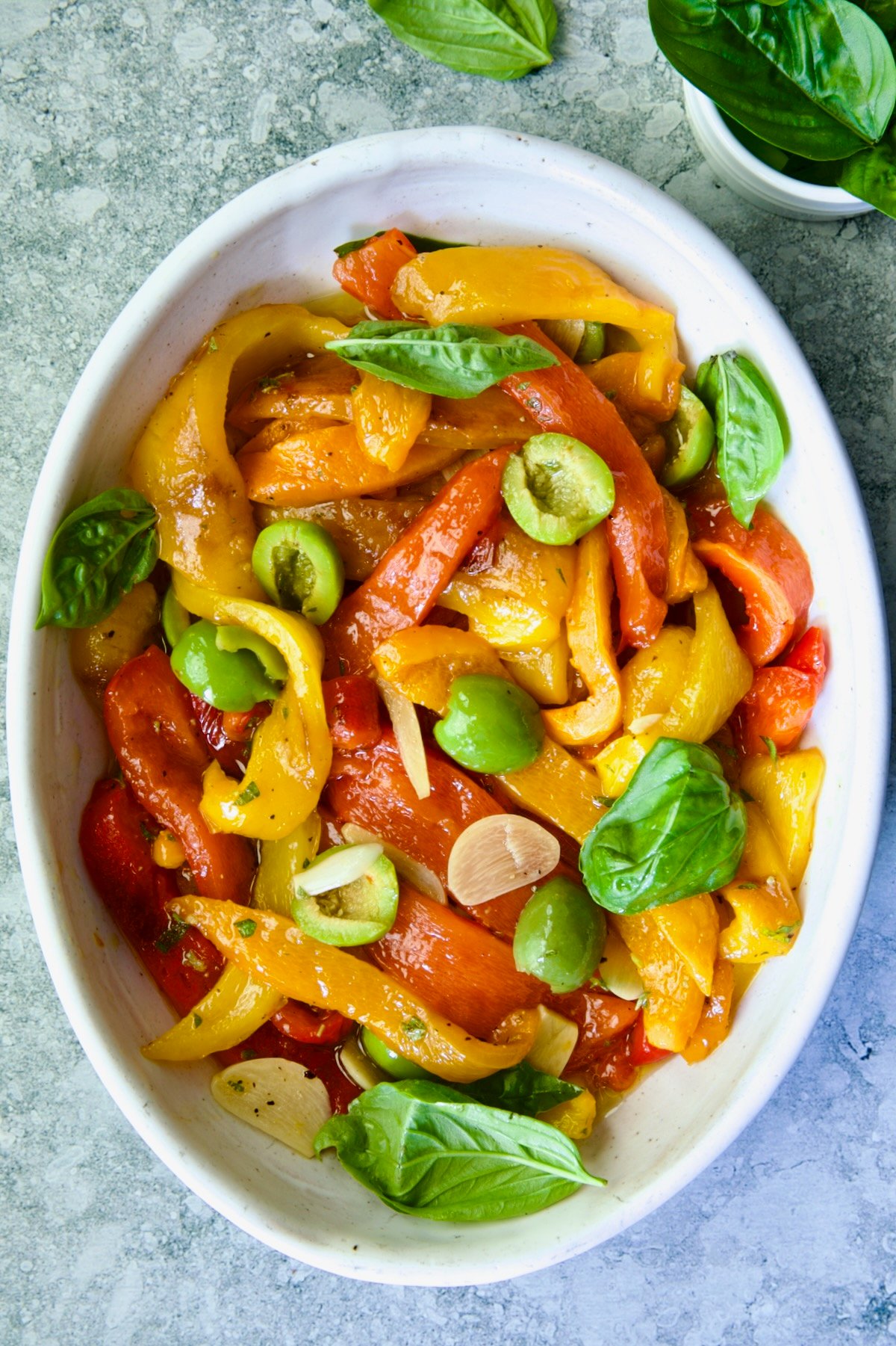 Roasted Pepper Salad: 5 Simple Ingredients, Endless Flavor